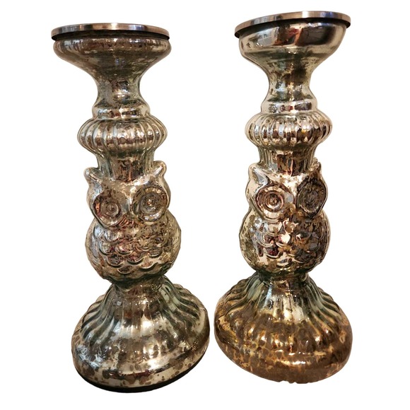 Z Gallerie Accents Sold Out Z Gallerie Mercury Glass Tall Owl